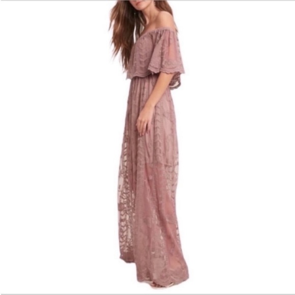 WISHLIST Lace Maxi Dress S - Picture 4 of 9